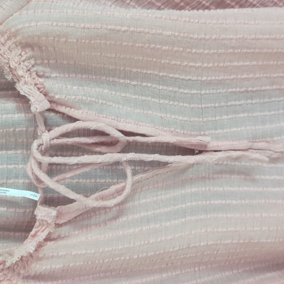 Free people blouse Out of town Peach Oversized Blouse Size Small - Picture 4 of 8